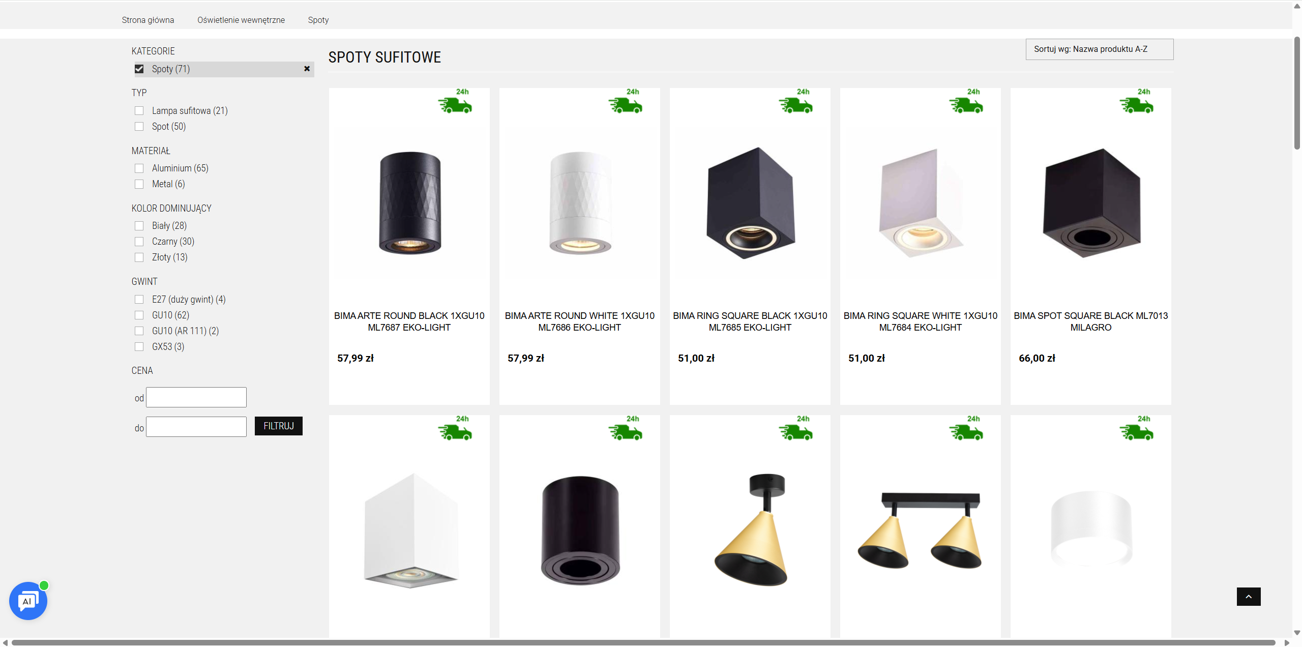 Spoty sufitowe LED - oszczędność energii i maksymalna funkcjonalność w jednym